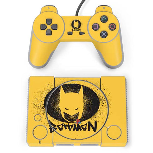 DC Comics Batman Graffiti Art PlayStation Classic Bundle Skin