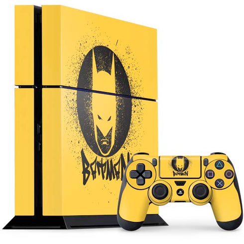 DC Comics Batman Graffiti Art PS4 Console and Controller Bundle Skin