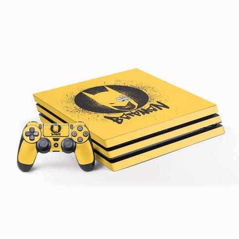 DC Comics Batman Graffiti Art PS4 Pro Bundle Skin