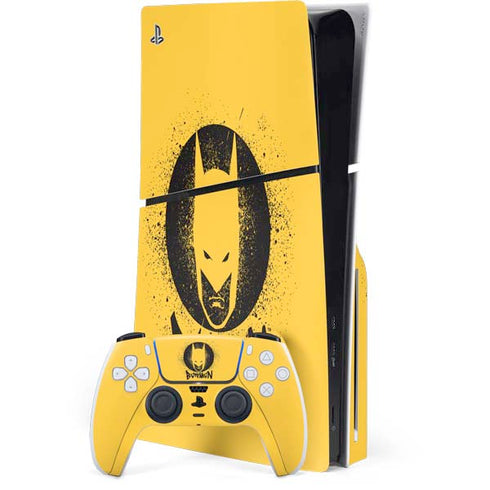 DC Comics Batman Graffiti Art PS5 Slim Disk Bundle Skin