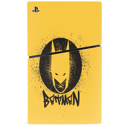 DC Comics Batman Graffiti Art PS5 Slim Digital Edition Console Skin