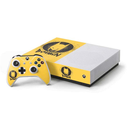 DC Comics Batman Graffiti Art Xbox One S All-Digital Edition Bundle Skin