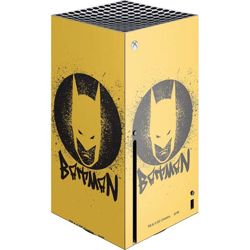DC Comics Batman Graffiti Art Xbox Series X Console Skin