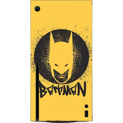 DC Comics Batman Graffiti Art Xbox Series X Console Skin