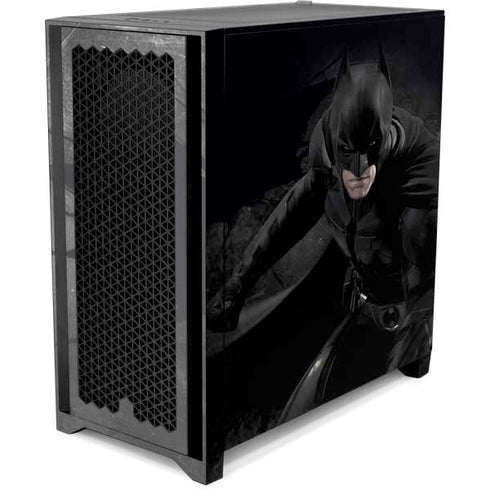 DC Comics Batman The Dark Knight Action pose Corsair 4000D Tempered Glass Mid-Tower ATX Case Skin