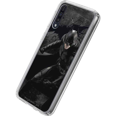 DC Comics Batman The Dark Knight Action pose Galaxy A50 Clear Case