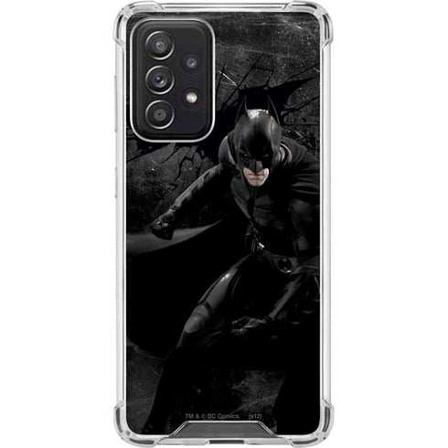 DC Comics Batman The Dark Knight Action pose Galaxy A52 5G Clear Case