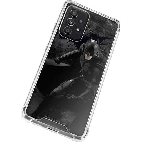 DC Comics Batman The Dark Knight Action pose Galaxy A52 5G Clear Case