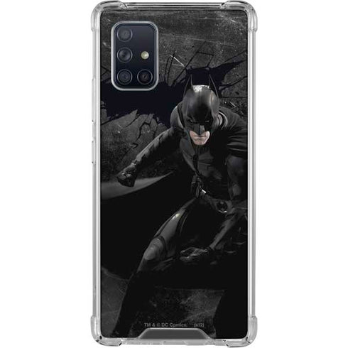 DC Comics Batman The Dark Knight Action pose Galaxy A71 5G Clear Case