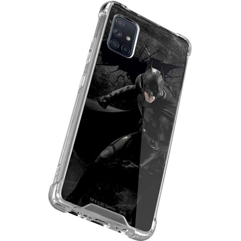DC Comics Batman The Dark Knight Action pose Galaxy A71 5G Clear Case