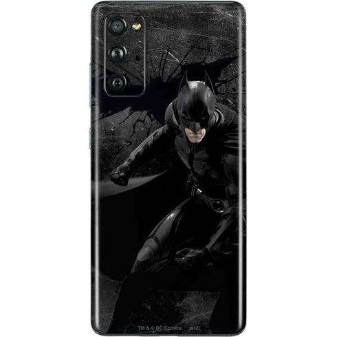 DC Comics Batman The Dark Knight Action pose Galaxy S20 Fan Edition Skin