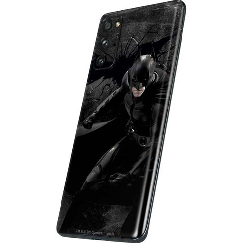 DC Comics Batman The Dark Knight Action pose Galaxy S20 Fan Edition Skin