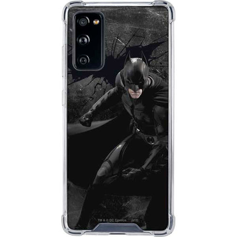 DC Comics Batman The Dark Knight Action pose Galaxy S20 FE Clear Case