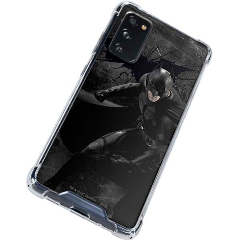 DC Comics Batman The Dark Knight Action pose Galaxy S20 FE Clear Case