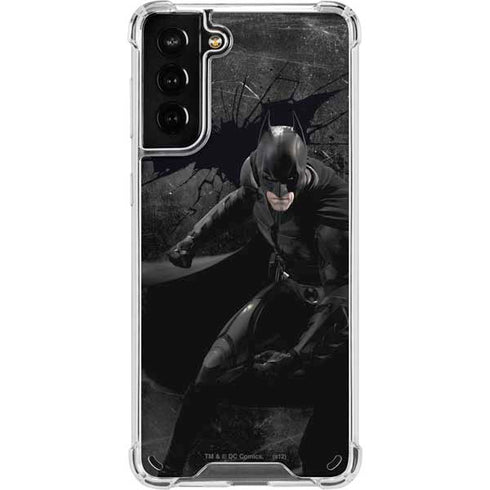 DC Comics Batman The Dark Knight Action pose Galaxy S21 Plus 5G Clear Case