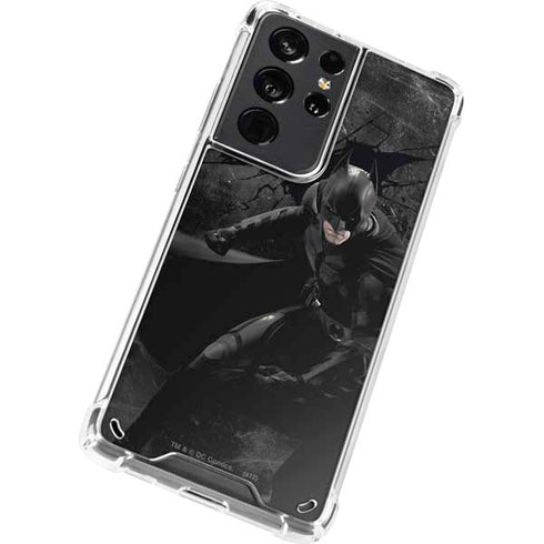 DC Comics Batman The Dark Knight Action pose Galaxy S21 Ultra 5G Clear Case