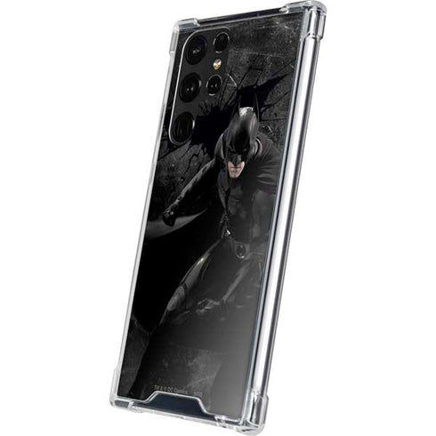 DC Comics Batman The Dark Knight Action pose Galaxy S22 Ultra Clear Case
