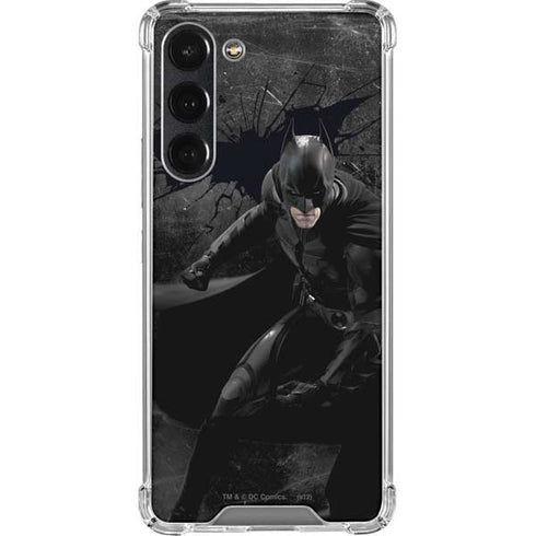 DC Comics Batman The Dark Knight Action pose Galaxy S23 Plus Clear Case