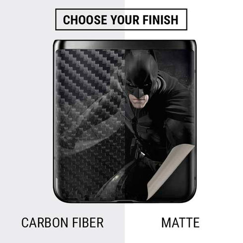 DC Comics Batman The Dark Knight Action pose Galaxy Z Flip Skin