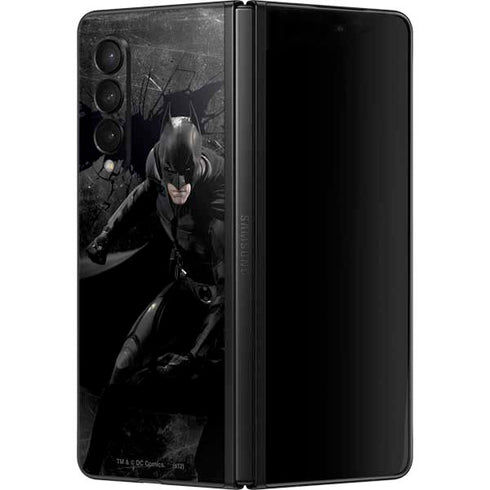 DC Comics Batman The Dark Knight Action pose Galaxy Z Fold3 5G Skin