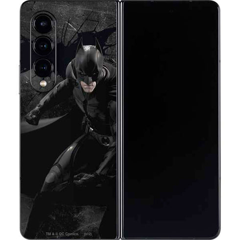 DC Comics Batman The Dark Knight Action pose Galaxy Z Fold4 5G Skin