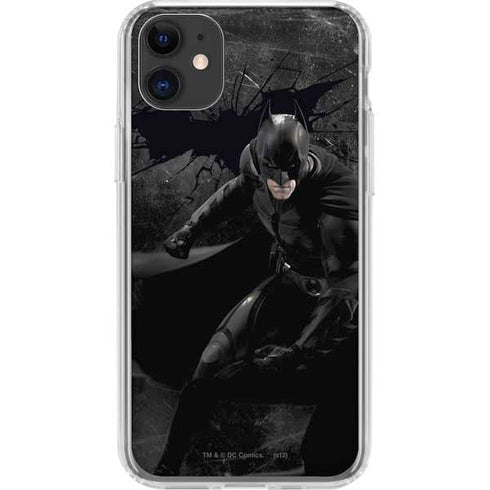 DC Comics Batman in Black iPhone 11 Clear Case