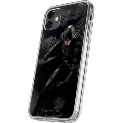 DC Comics Batman in Black iPhone 11 Clear Case