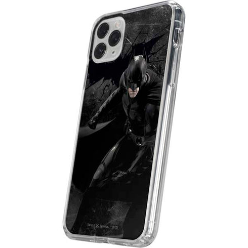 DC Comics Batman in Black iPhone 11 Pro Clear Case