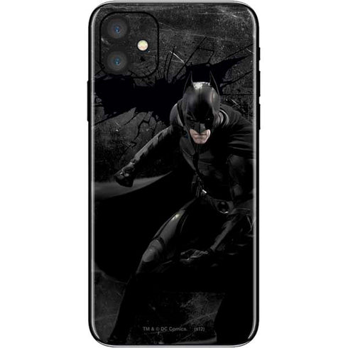 DC Comics Batman The Dark Knight Action pose iPhone 11 Skin