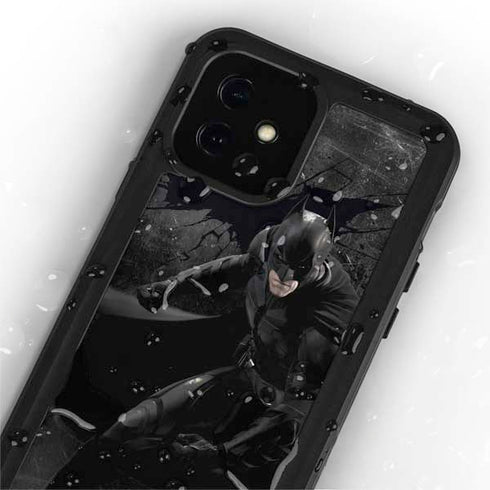 DC Comics Batman The Dark Knight Action pose iPhone 12 Mini Waterproof Case