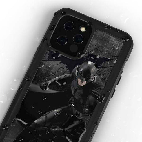 DC Comics Batman The Dark Knight Action pose iPhone 12 Pro Waterproof Case