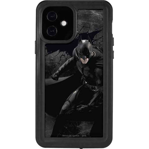 DC Comics Batman The Dark Knight Action pose iPhone 12 Waterproof Case