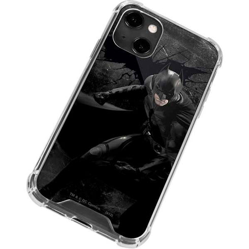 DC Comics Batman The Dark Knight Action pose iPhone 13 Clear Case