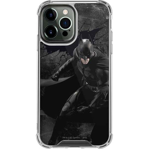 DC Comics Batman The Dark Knight Action pose iPhone 13 Pro Max Clear Case