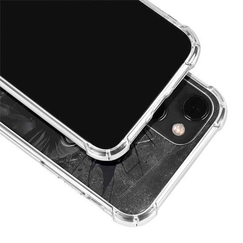 DC Comics Batman The Dark Knight Action pose iPhone 14 Plus Clear Case