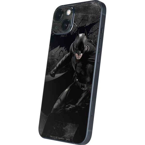 DC Comics Batman in Black iPhone 15 Plus Skin