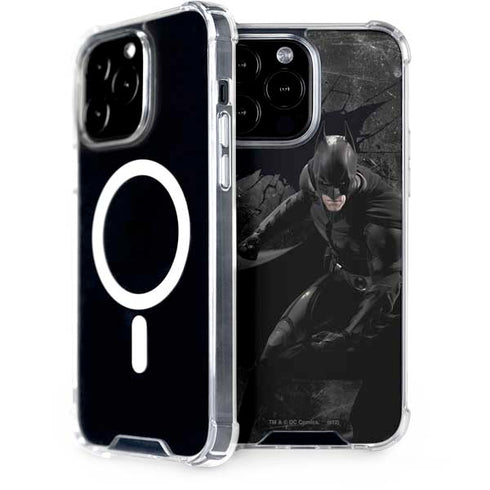 DC Comics Batman The Dark Knight Action pose iPhone 14 Pro Max MagSafe Case