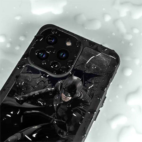 DC Comics Batman The Dark Knight Action pose iPhone 14 Pro Max Waterproof Case