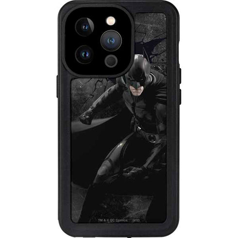 DC Comics Batman The Dark Knight Action pose iPhone 14 Pro Waterproof Case