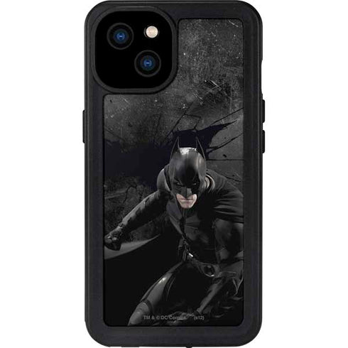 DC Comics Batman in Black iPhone 15 Plus Waterproof Case