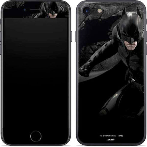 DC Comics Batman The Dark Knight Action pose iPhone 8 Skin
