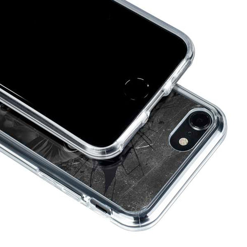 DC Comics Batman The Dark Knight Action pose iPhone SE (2nd & 3rd Gen) Clear Case