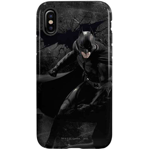 DC Comics Batman The Dark Knight Action pose iPhone XS Pro Case