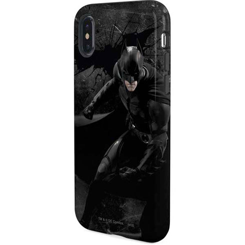 DC Comics Batman The Dark Knight Action pose iPhone XS Pro Case