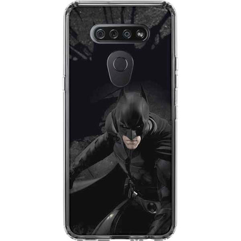 DC Comics Batman in Black LG K51/Q51 Clear Case
