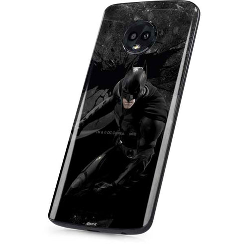 DC Comics Batman The Dark Knight Action pose Moto G6 Skin