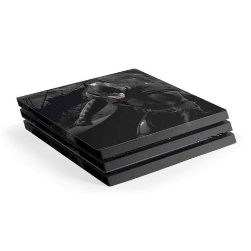 DC Comics Batman The Dark Knight Action pose PS4 Pro Console Skin