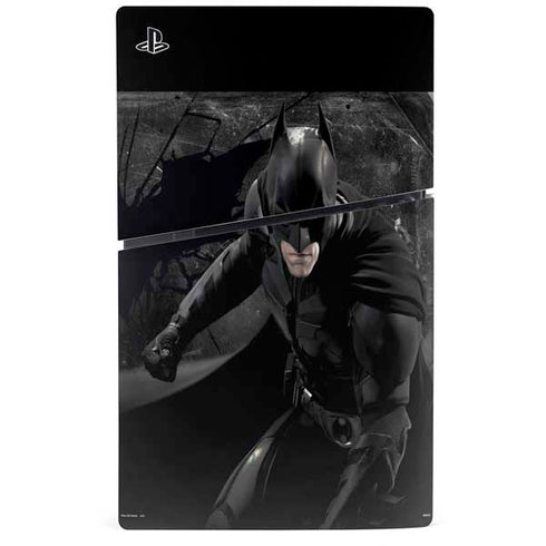 DC Comics Batman in Black PS5 Slim Disk Console Skin