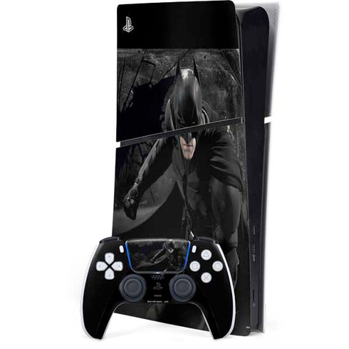 DC Comics Batman in Black PS5 Slim Digital Edition Console Skin