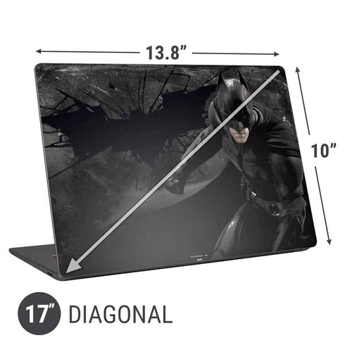 DC Comics Batman The Dark Knight Action pose Universal Laptop 17in (13.8 x 10in) Skin